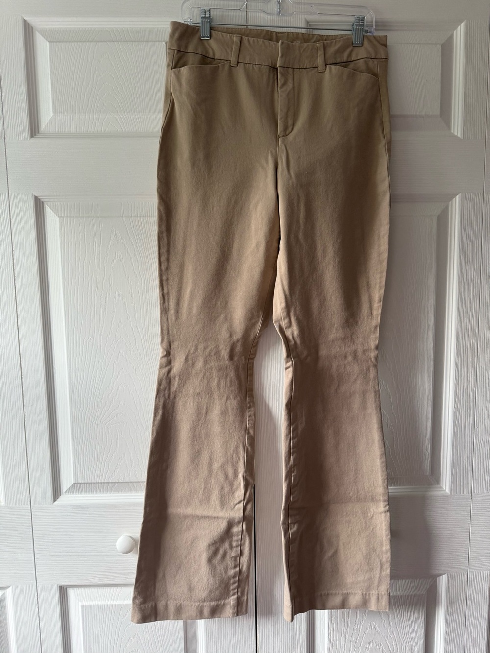 Khaki Flare Pants - Size 10 Tall
